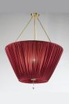 Red and gold pendant lamp Cocotte . Jacques Garcia. 