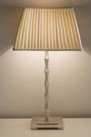 Jane satin silver lamp ivory shades. Jacques Garcia. 