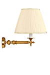 Choiseul gilded bronze wall lamp and ivory lampshade. Jacques Garcia. 