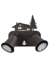 Applique Montagne chalet 2 lumières. JP Ryckaert. Applique Montagne chalet 2 lumières. JP Ryckaert.