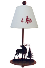 Lampe de chevet cerf style Montagne. JP Ryckaert. Lampe de chevet cerf style Montagne. JP Ryckaert.