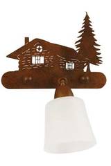 Montagne Verre Applique chalet 1 lumière. JP Ryckaert. Montagne Verre Applique chalet 1 lumière. JP Ryckaert.