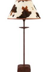 Peau de vache Lampe en métal rouillé. JP Ryckaert. Peau de vache Lampe en métal rouillé. JP Ryckaert.