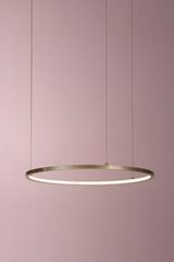 Rio wide ring pendantwith interior inlaid with LED modules. KAIA. Rio wide ring pendantwith interior inlaid with LED modules. KAIA.