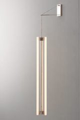 Polished nickel Wall lamp on bracket Lia 100cm. KAIA. Polished nickel Wall lamp on bracket Lia 100cm. KAIA.