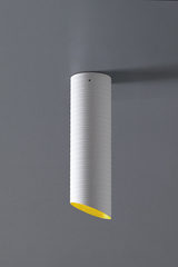 Slice yellow and white ceiling lamp 36cm. Karboxx. Slice yellow and white ceiling lamp 36cm. Karboxx.