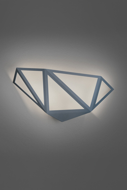 Starlight white wall lamp with graphic design. Karboxx. 