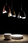 Mirage suspension cloche chromée et éclairage LED. Karboxx. 