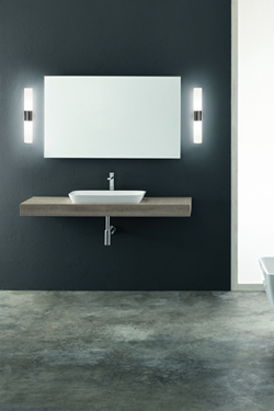 Tupla bathroom wall lamp with LED lighting small model. Karboxx. 