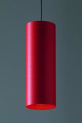 Red Fiberglass Tube Pendant 30cm. Karboxx. 