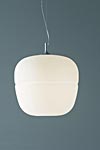 White frosted glass globe white Afra collection Pendant. Karboxx. 