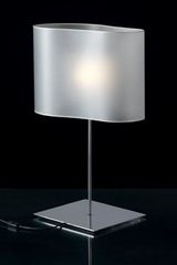Peggy White Fiberglass table lamp. Karboxx. 