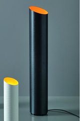 Slice Black Carbon Fiber Tube table lamp Orange inside 51cm. Karboxx. 
