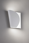 Swivel wall lamp in white metal. Karboxx. 