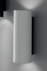 White fiberglass wall light Tube 40cm. Karboxx. 