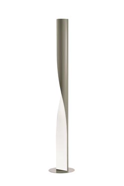 Evita contemporary twisted black floor lamp. kdln. 