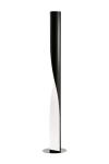 Evita contemporary twisted black floor lamp. kdln. 