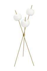 Kushi lampadaire 3 lumières doré. kdln. Kushi lampadaire 3 lumières doré. kdln.