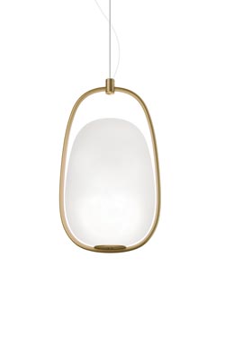 Lanna suspension lanterne finition laiton. kdln. 