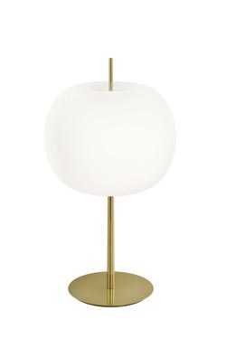 Kushi large gold table lamp. kdln. 