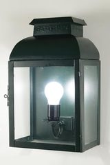 Almeias LE29 exterior wall lantern in black-lacquered brass . Latoaria. Almeias LE29 exterior wall lantern in black-lacquered brass . Latoaria.