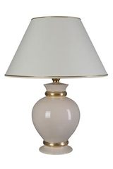 Ceramic beige and gold Table lamp Lefy . Le Dauphin. Ceramic beige and gold Table lamp Lefy . Le Dauphin.