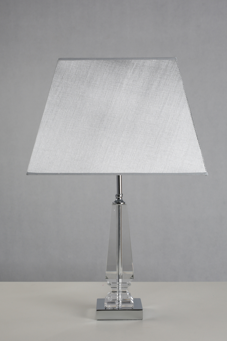 metal and glass table lamps