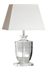 Glass table lamp witth ivory shade Versailles. Le Dauphin. Glass table lamp witth ivory shade Versailles. Le Dauphin.