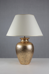 Hella black and gold amphora shaped table lamp. Le Dauphin. Hella black and gold amphora shaped table lamp. Le Dauphin.