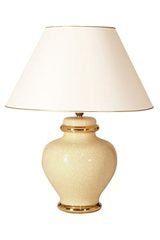 Ivory ceramic table lamp Panama. Le Dauphin. Ivory ceramic table lamp Panama. Le Dauphin.