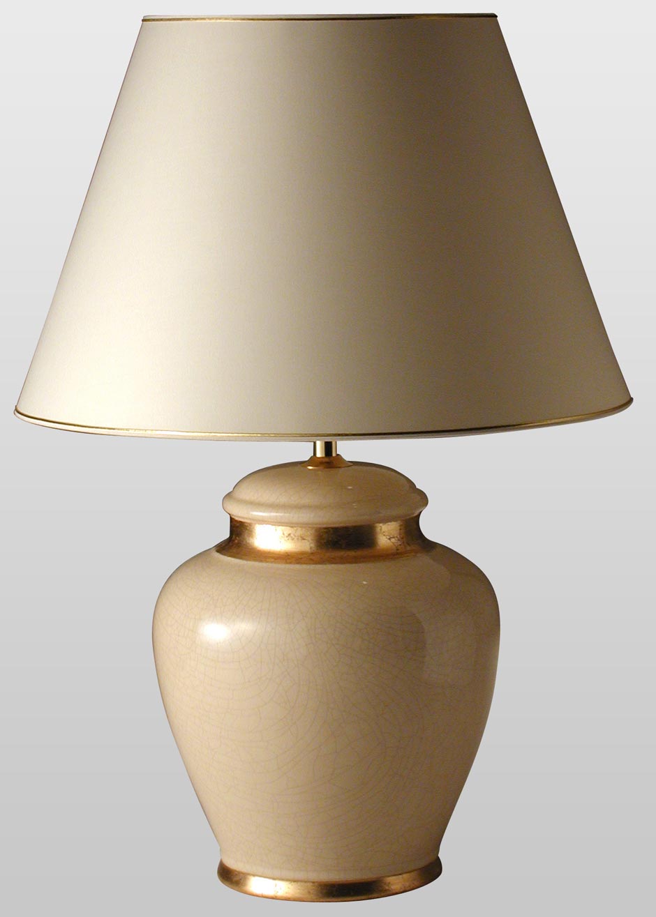 Table Lamp Leode Champagne Le Dauphin Classical Lamp In Ceramic French Style Made In France Ref 11040138