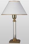 Lube optical glass table lamp. Le Dauphin. 