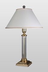 Lubin optical glass table lamp. Le Dauphin. Lubin optical glass table lamp. Le Dauphin.