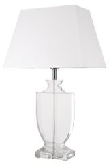 Optical glass table lamp Hariette B. Le Dauphin. Optical glass table lamp Hariette B. Le Dauphin.