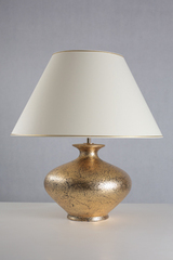 Rebecca gold speckled ceramic table lamp. Le Dauphin. Rebecca gold speckled ceramic table lamp. Le Dauphin.