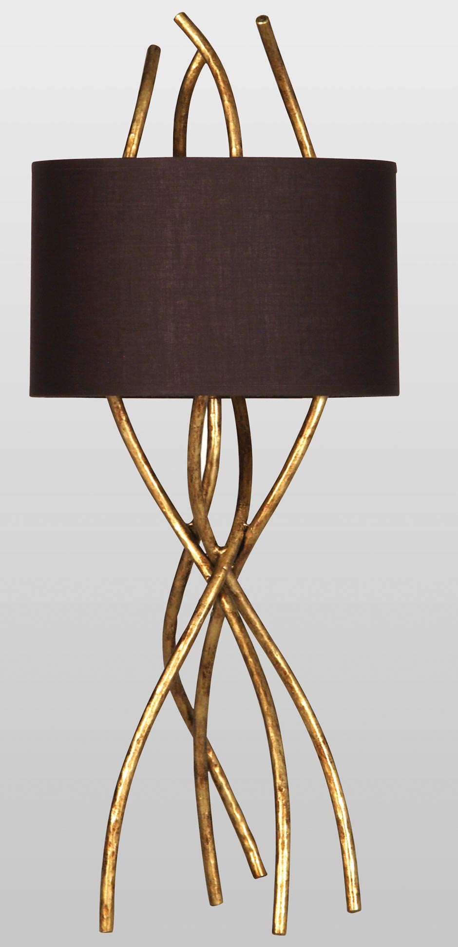 small gold table lamp