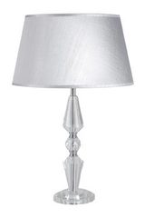 Silver-gray and optical glass table lamp Hermance. Le Dauphin. Silver-gray and optical glass table lamp Hermance. Le Dauphin.
