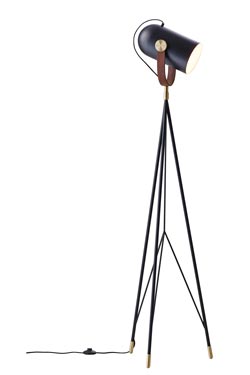 Carronade floor lamp tripod 170cm Nordic design. Le Klint. 