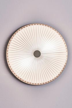 Lamella ceiling or wall lamp in paper 35cm. Le Klint. 