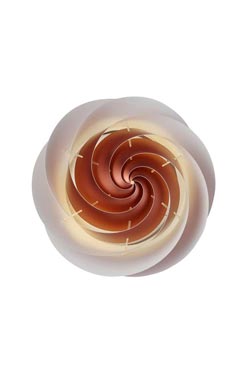 Swirl plafonnier spirale cuivre 37cm. Le Klint. 