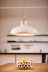 Carronade large pendant in metal and light oak. Le Klint. Carronade large pendant in metal and light oak. Le Klint.