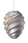 Swirl suspension blanche ovale 23cm. Le Klint. 