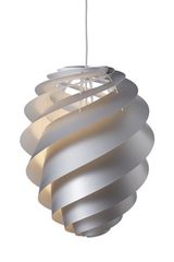 Swirl suspension blanche ovale 23cm. Le Klint. Swirl suspension blanche ovale 23cm. Le Klint.