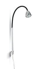 Athene Grande applique murale LED haute puissance sur flexible noir. Less Athene Grande applique murale LED haute puissance sur flexible noir. Less