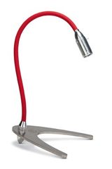 Zeus lampe de bureau LED aluminium flexible rouge. Less Zeus lampe de bureau LED aluminium flexible rouge. Less