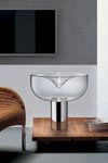 Grande lampe Aella en verre design futuriste. Leucos. 