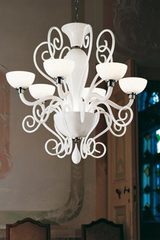 Lustre Bolero blanc 6 lumières. Leucos. Lustre Bolero blanc 6 lumières. Leucos.