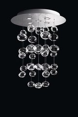 Suspension bulles de cristal en cascade Ether S. Leucos. Suspension bulles de cristal en cascade Ether S. Leucos.