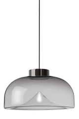 Suspension en verre fumé Design année 70 Aella mini grand modèle. Leucos. Suspension en verre fumé Design année 70 Aella mini grand modèle. Leucos.
