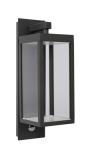 Clairette anthracite lantern outdoor wall light. Lucide. 